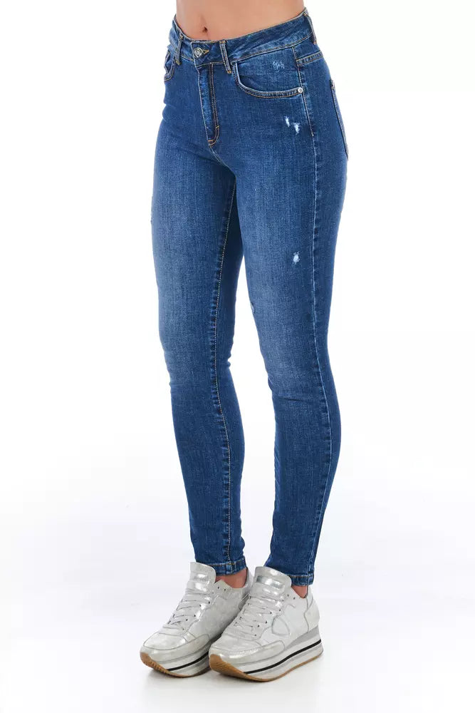 Frankie Morello Blue Denim Women's Jeans