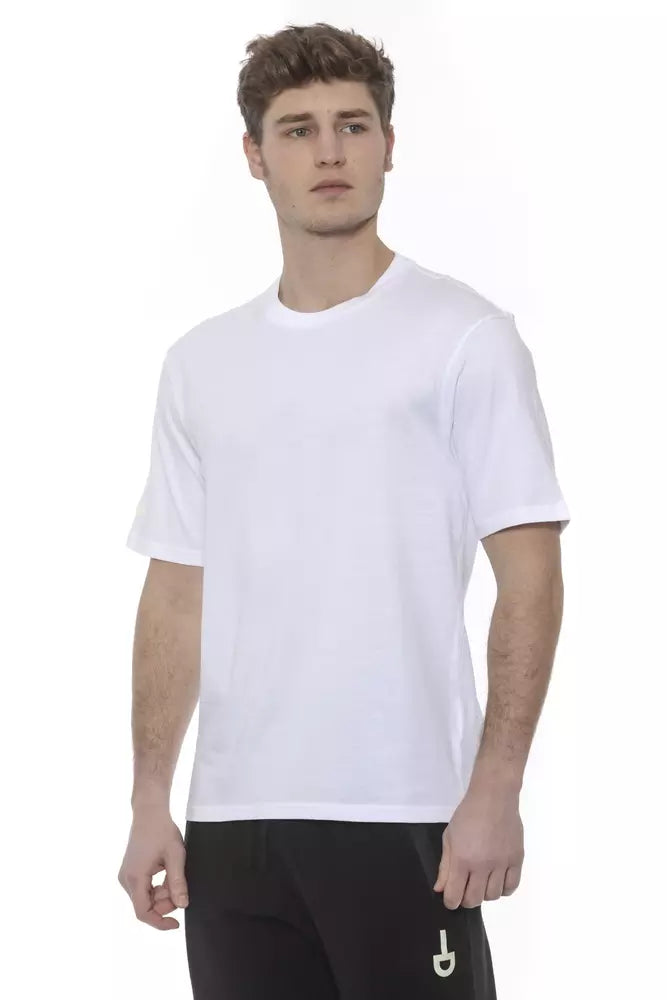 Tond White Cotton Men's Oversized T-Shirt