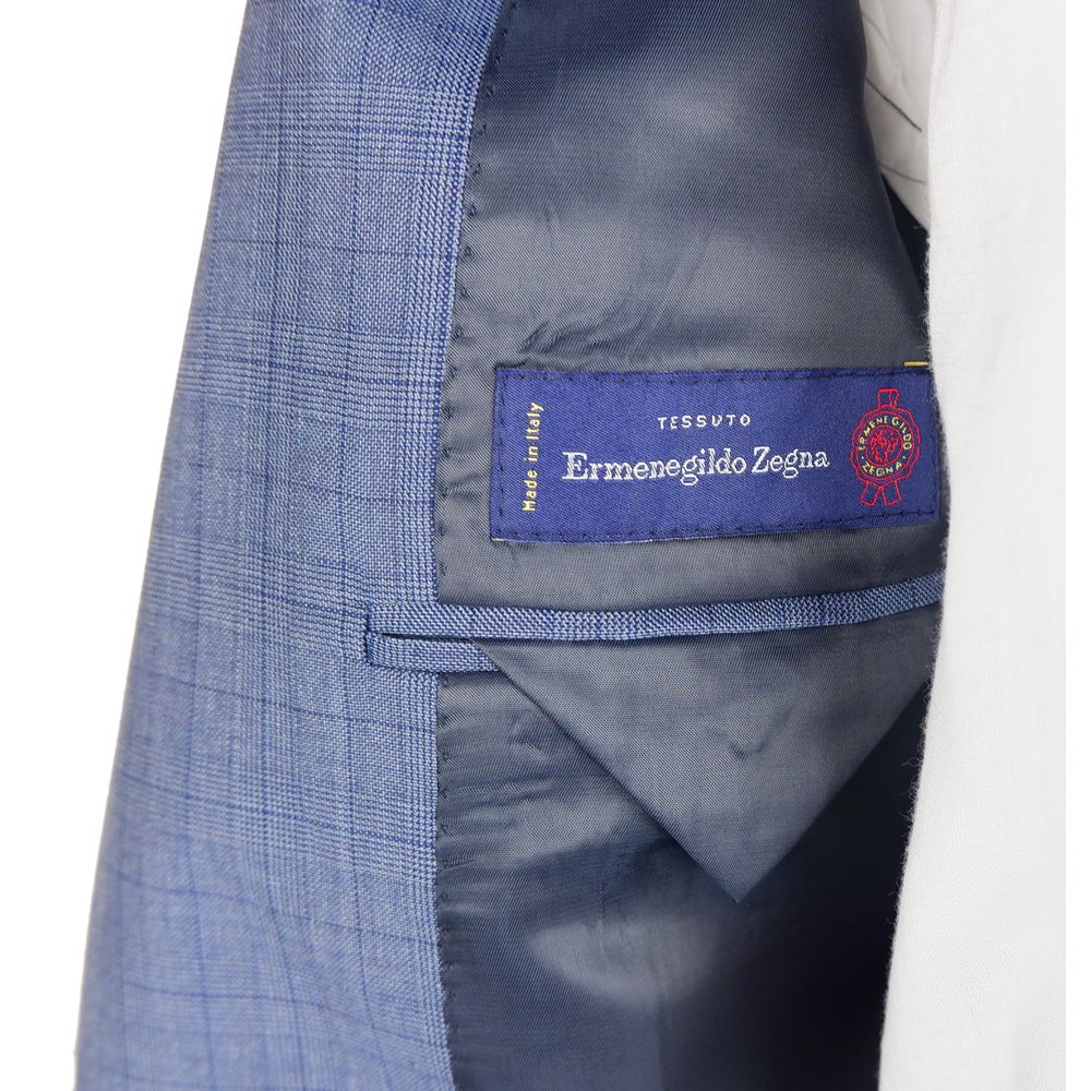 Made in Italy Blue Wool Men's Suit