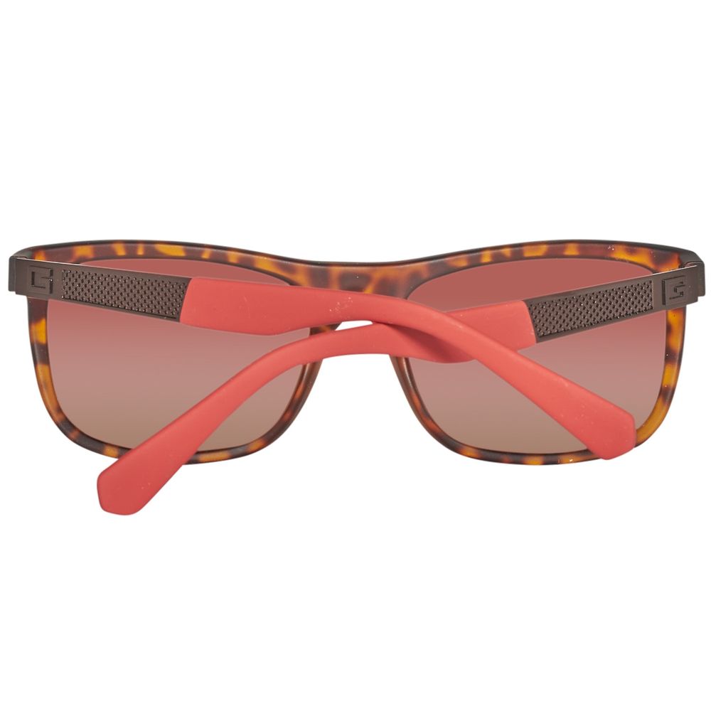 Guess Brown Plastic Plastic Plastic Sunglasses