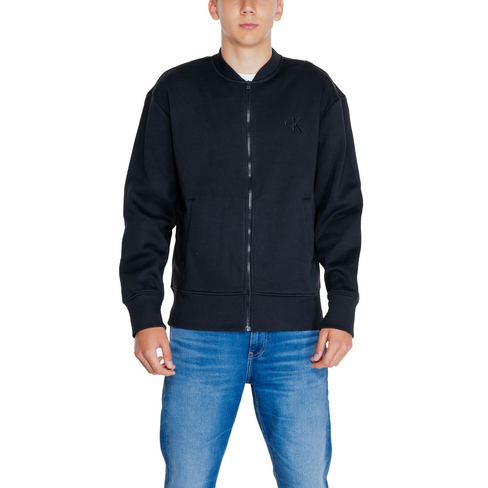 Calvin Klein Jeans Black Recycled Cotton Sweater