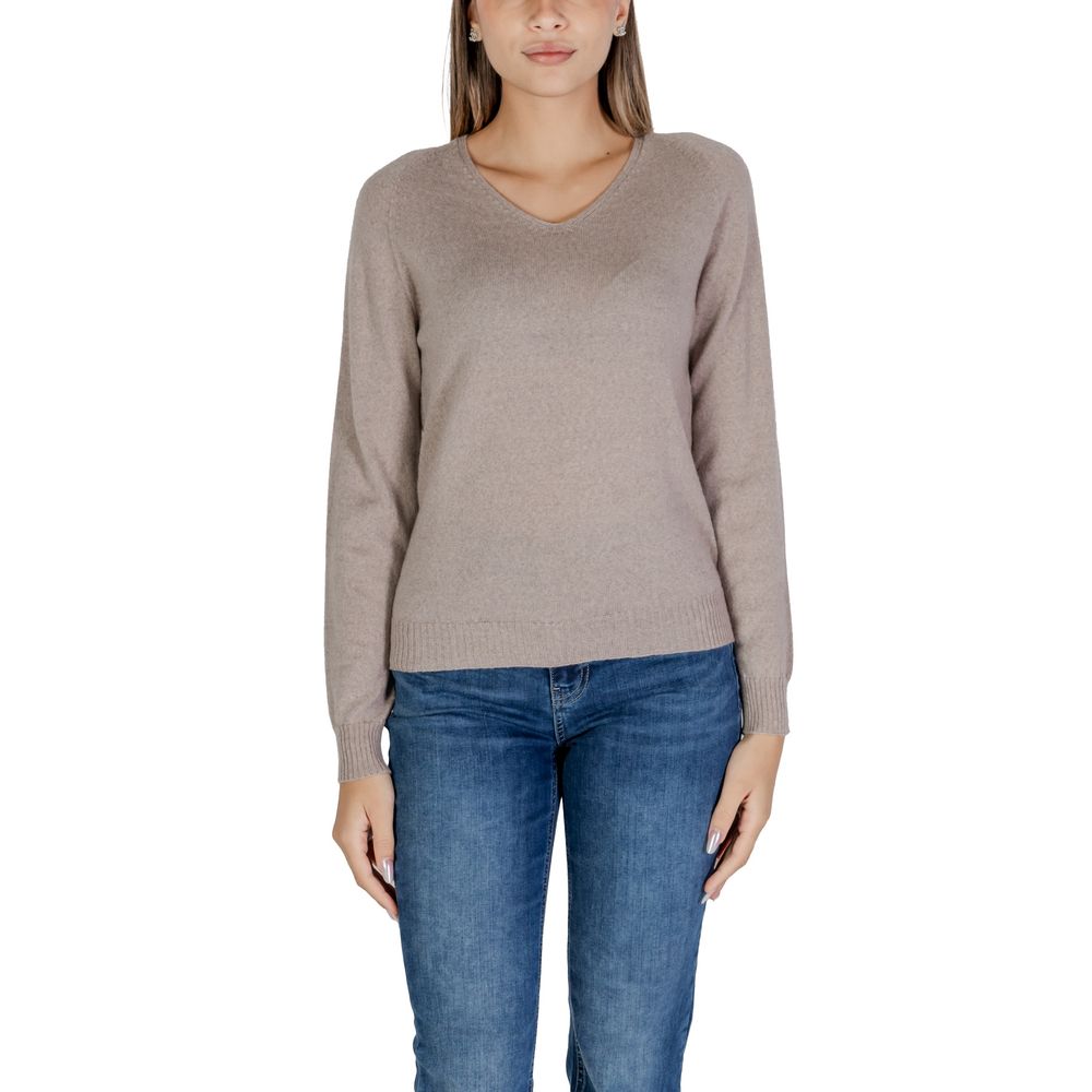 Sandro Ferrone Gray Merino Wool Tops & T-Shirt
