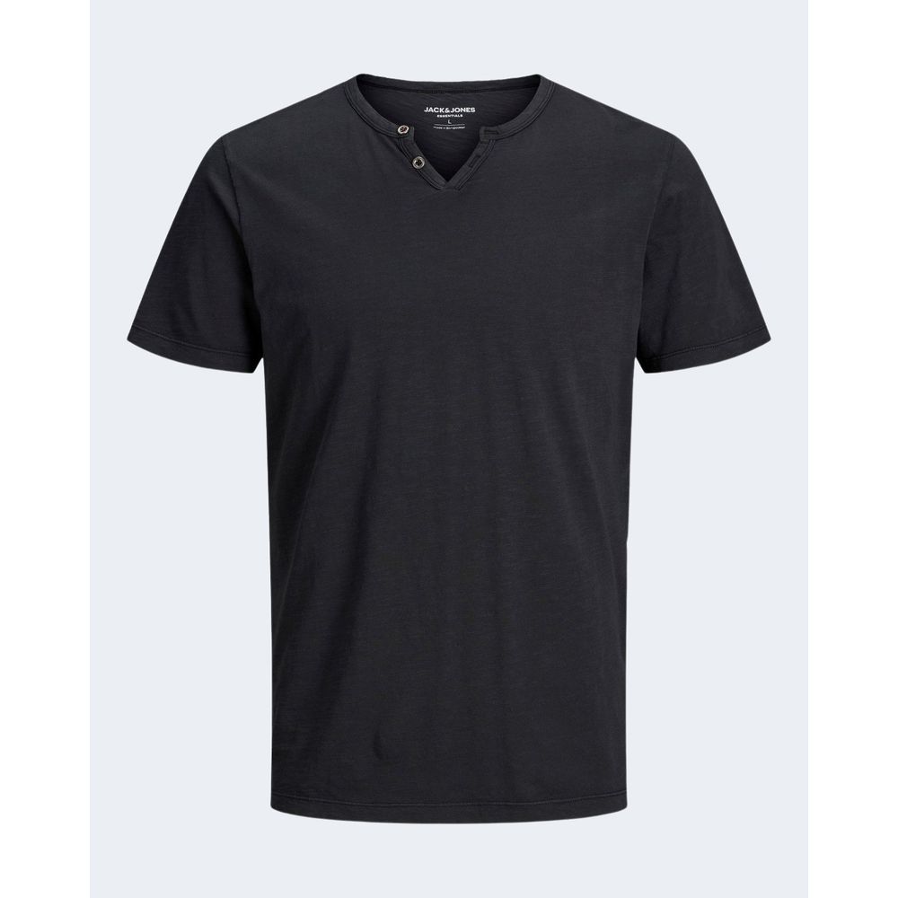 Jack Jones Black Cotton T-Shirt