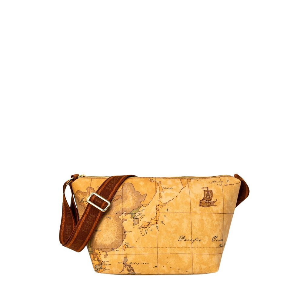 Alviero Martini Prima Classe Beige Artificial Leather Handbag