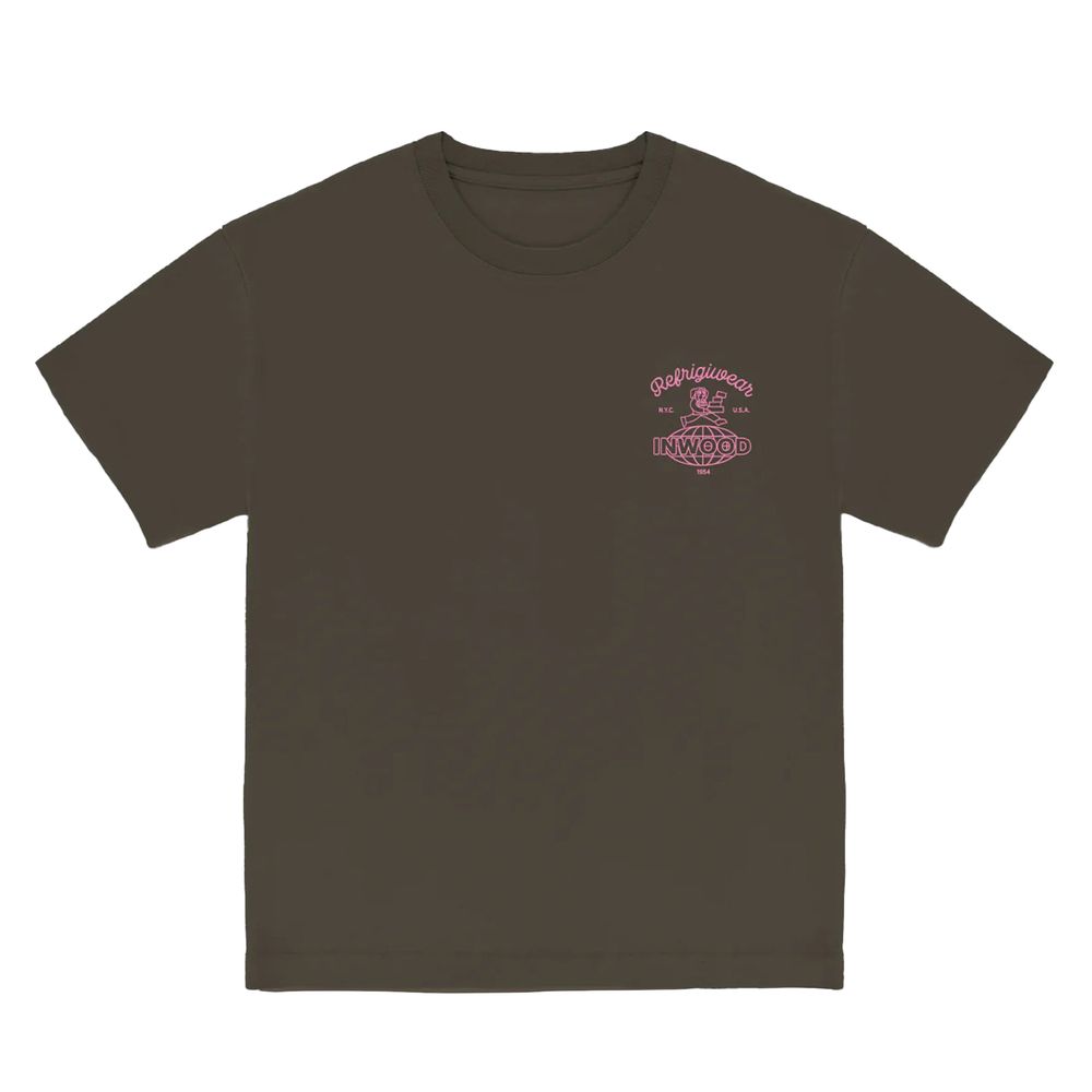 Refrigiwear Brown Cotton T-Shirt