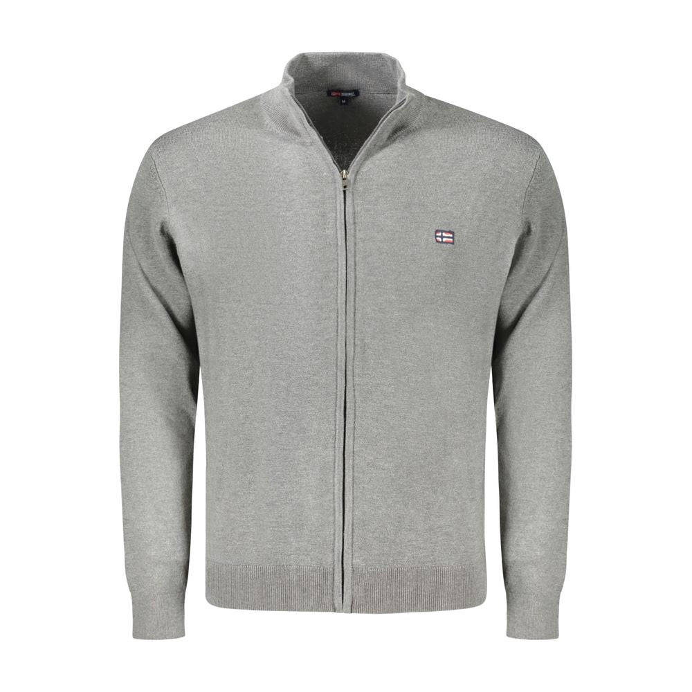 Norway 1963 Gray Polyester Men Cardigan