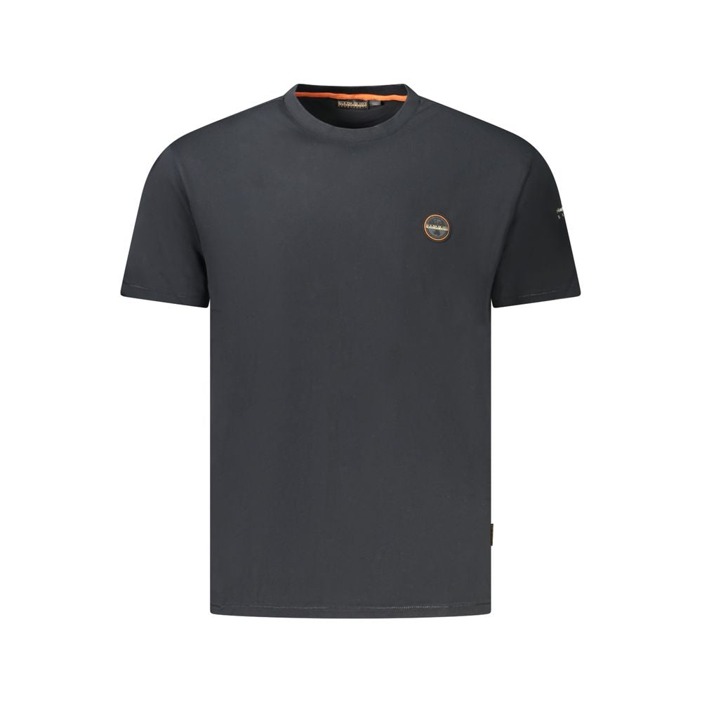 Napapijri Black Cotton Men T-Shirt