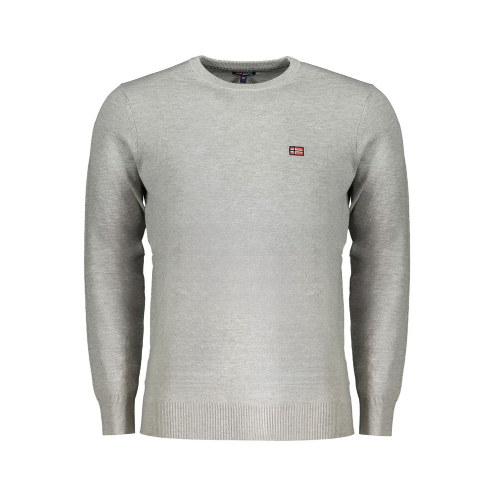 Norway 1963 Gray Polyester Men Sweater