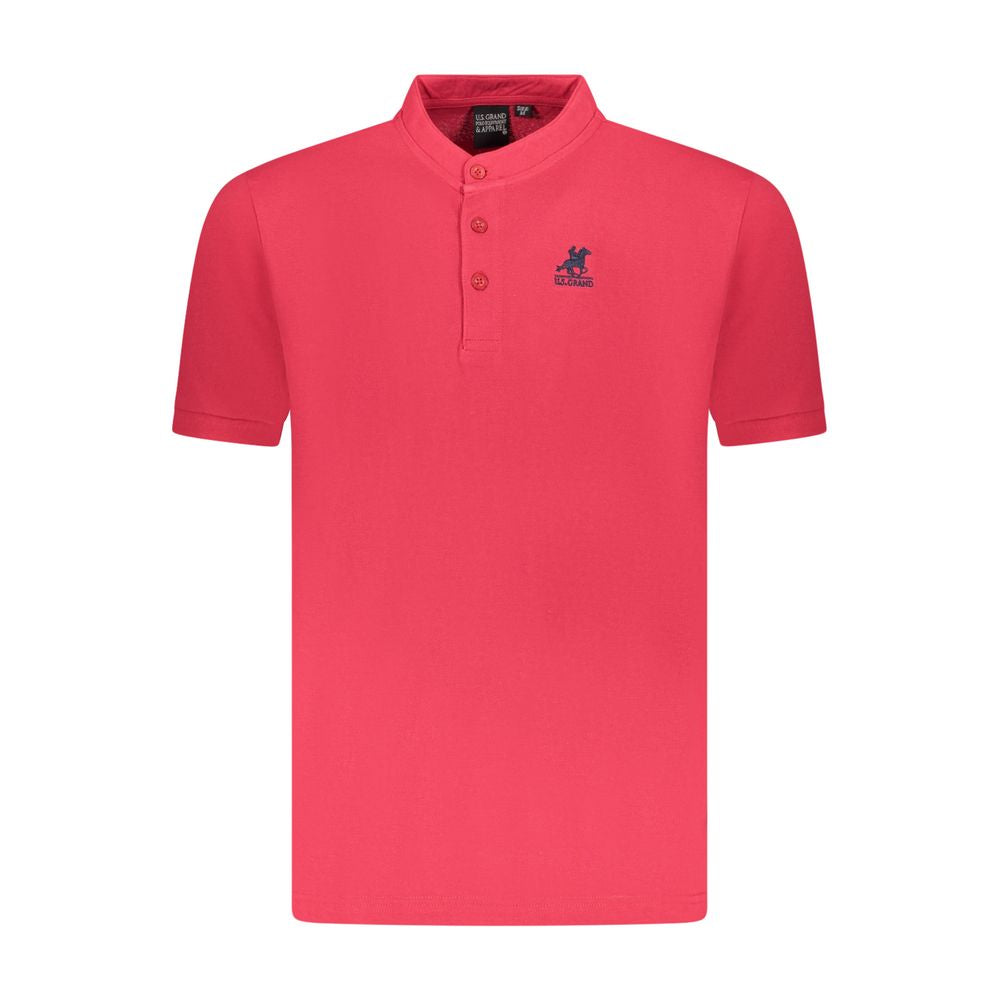 U.S. Grand Polo Red Cotton Men Polo Shirt