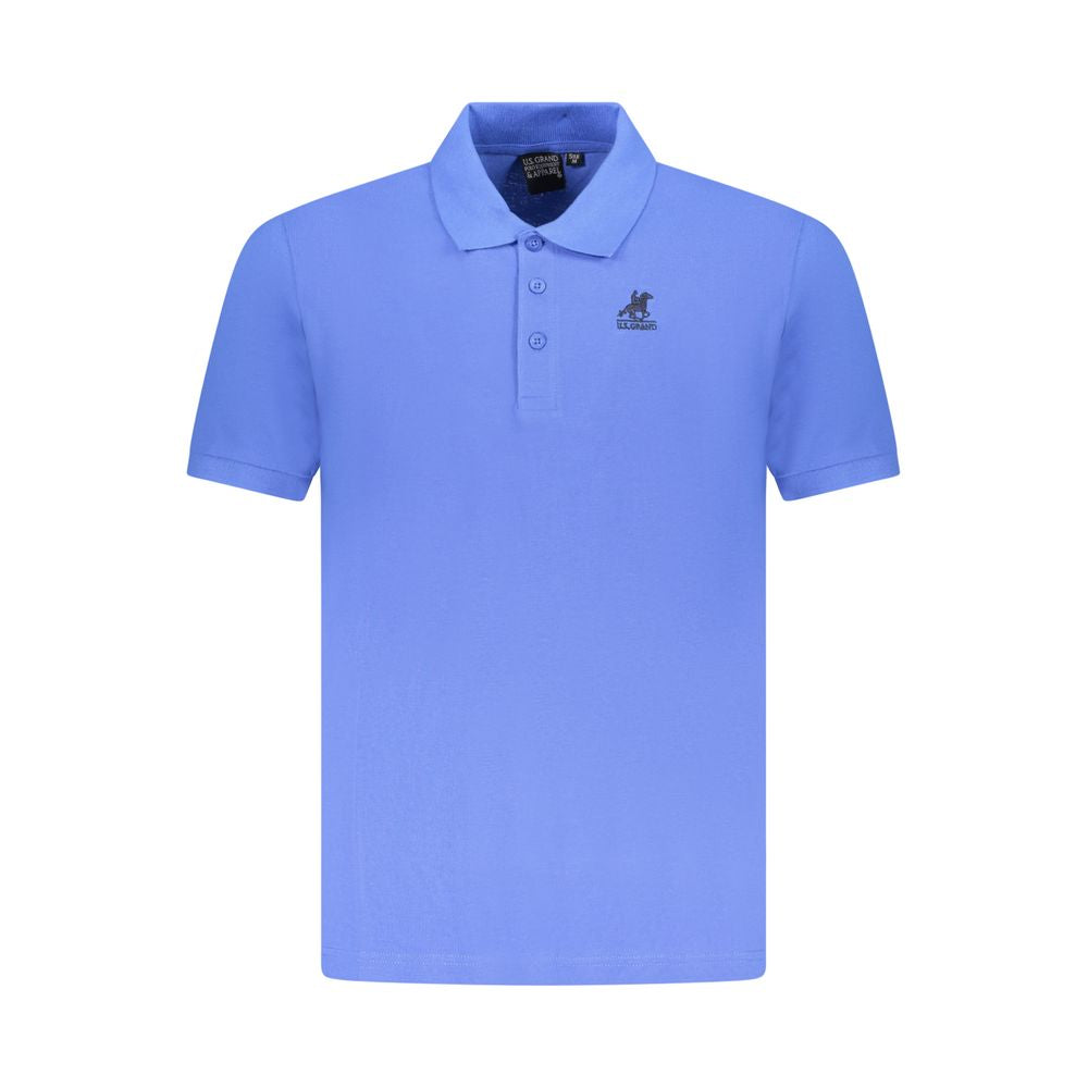 U.S. Grand Polo Blue Cotton Men Polo Shirt