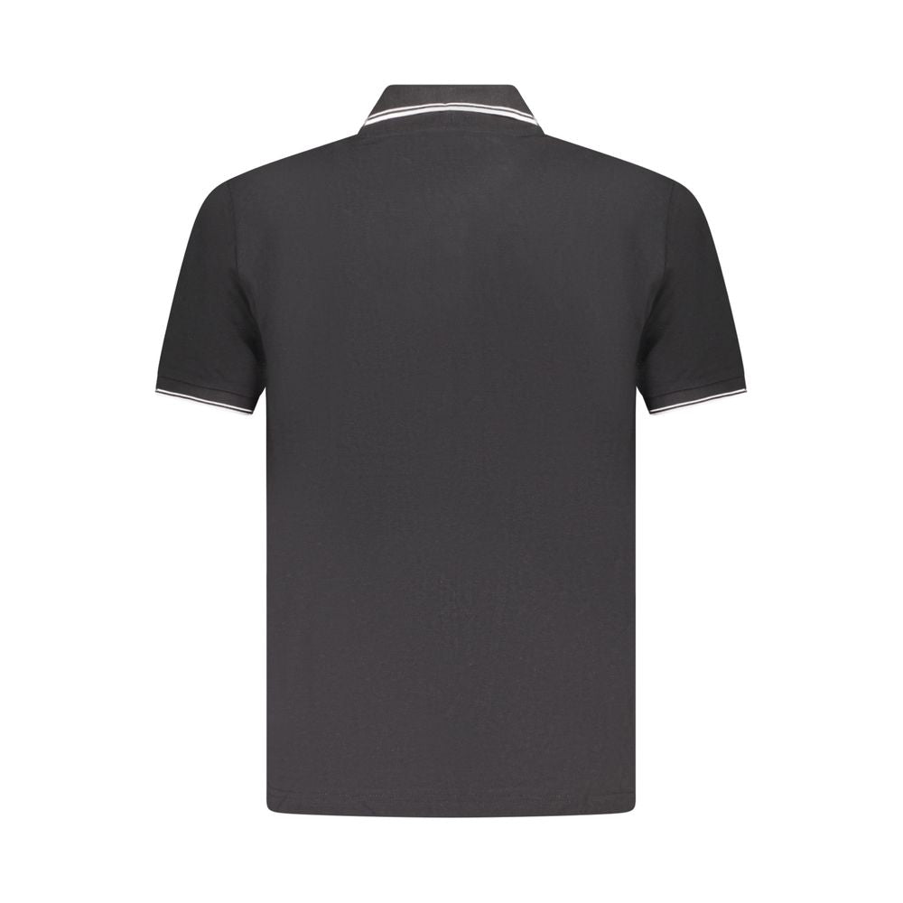 U.S. Grand Polo Black Cotton Men Polo Shirt