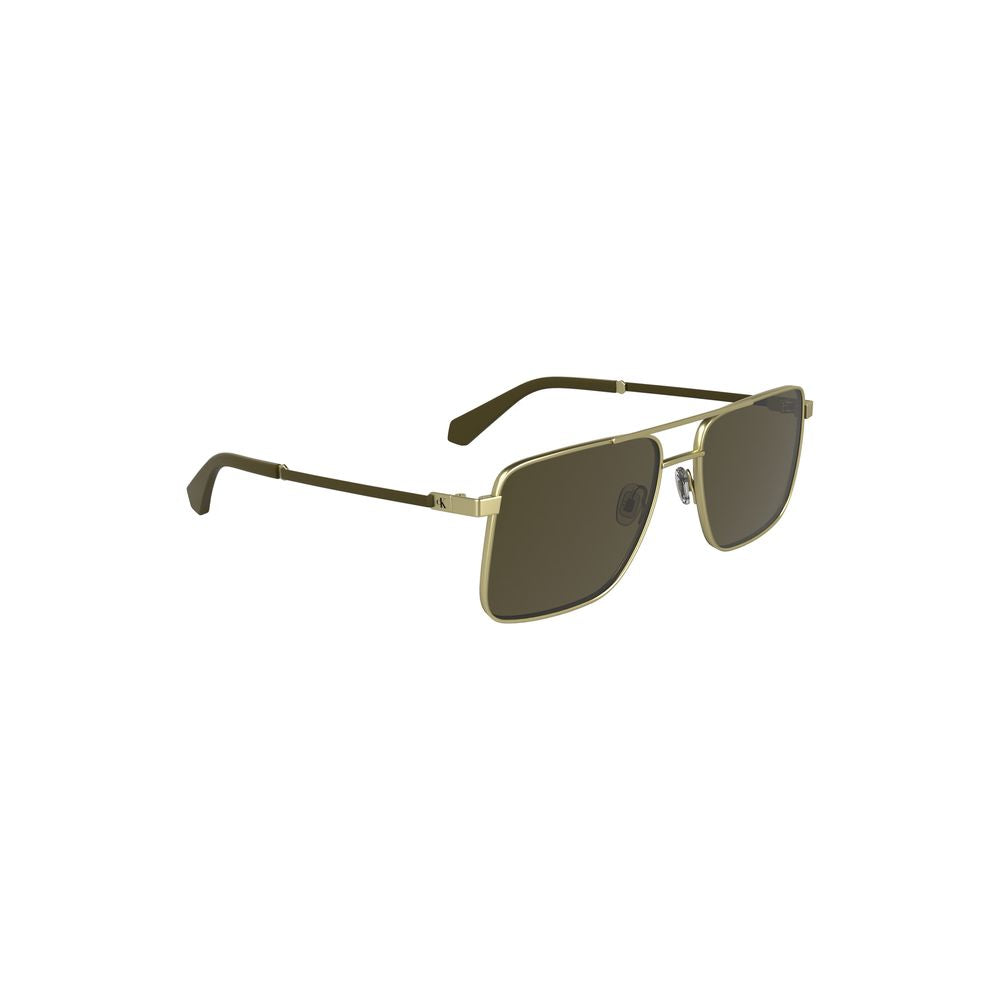 Calvin Klein Gold Metal Men Sunglass