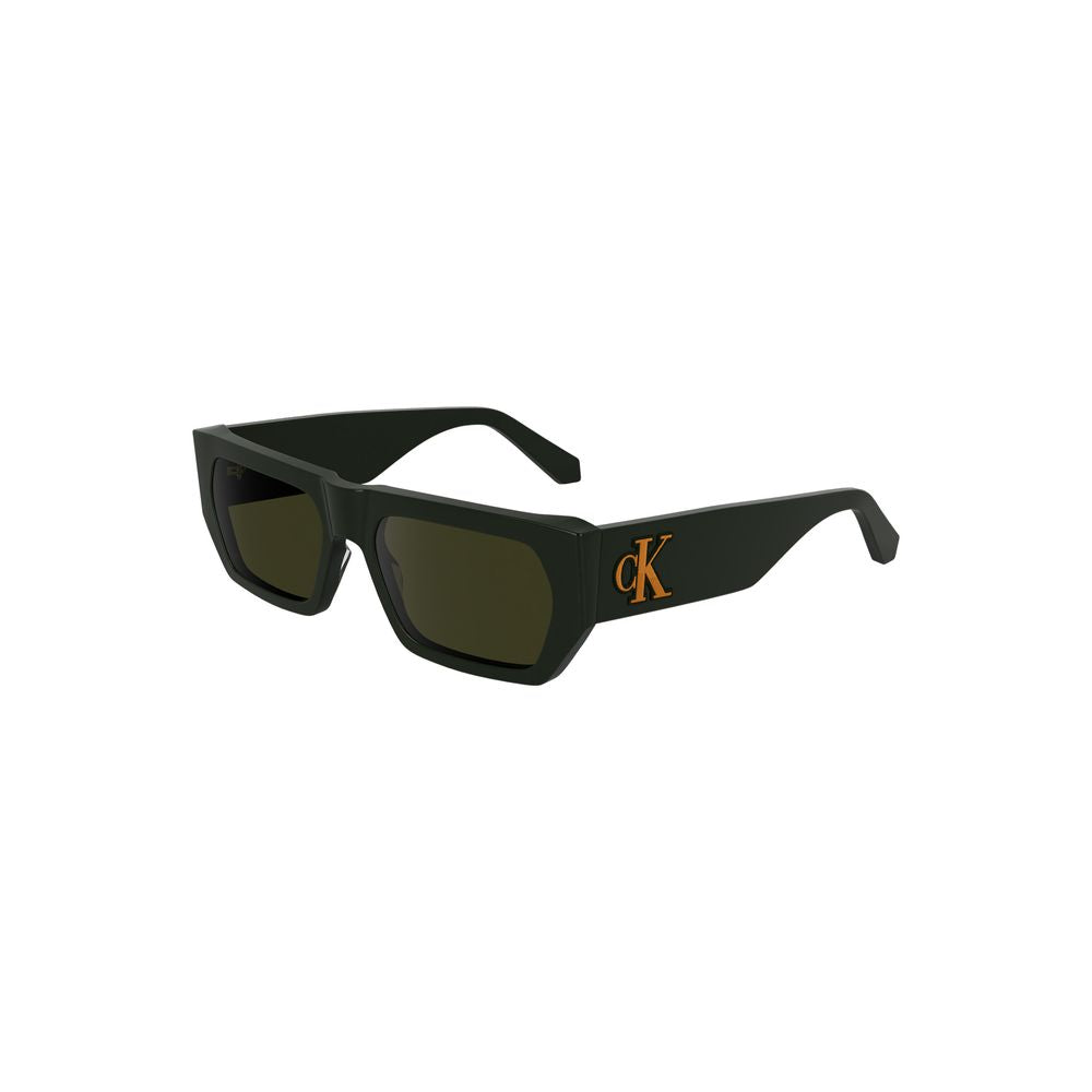 Calvin Klein Green Acetate Men Sunglasses