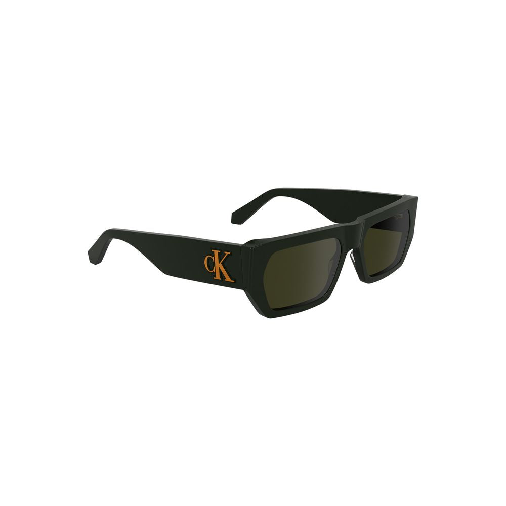 Calvin Klein Green Acetate Men Sunglasses